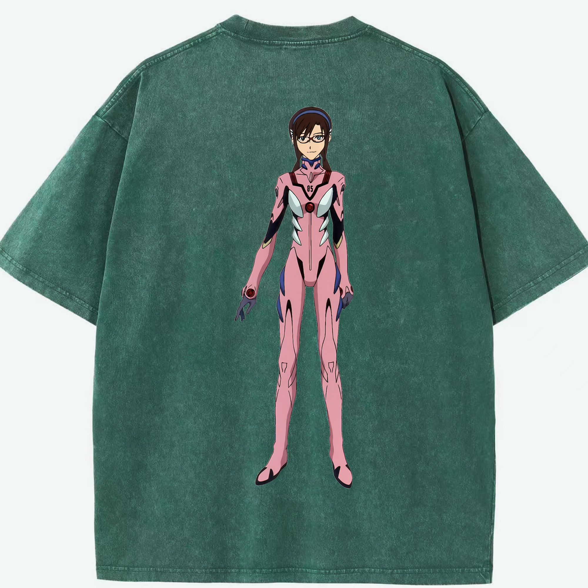 （画像用） EVA 新世紀エヴァンゲリオン 綿100% ヴィンテージ風 半袖Tシャツ（背面プリント）